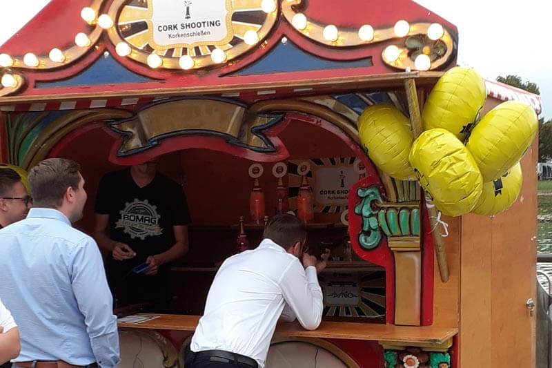Shooting gallery event fair Bomag
