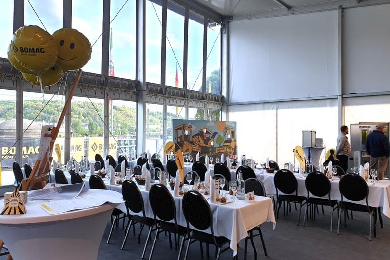 Location Event Seating Fair Bomag
