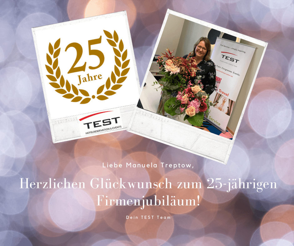 25-jähriges TEST Firmenjubiläum